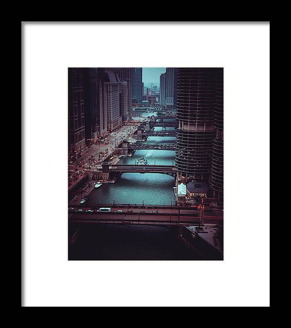 Chicago Framed Print featuring the photograph Bridge Line by Nisah Cheatham