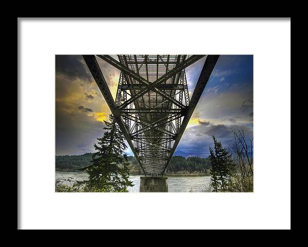 Bridge Of The Gods Framed Print featuring the photograph Bridge of the Gods by David Gn