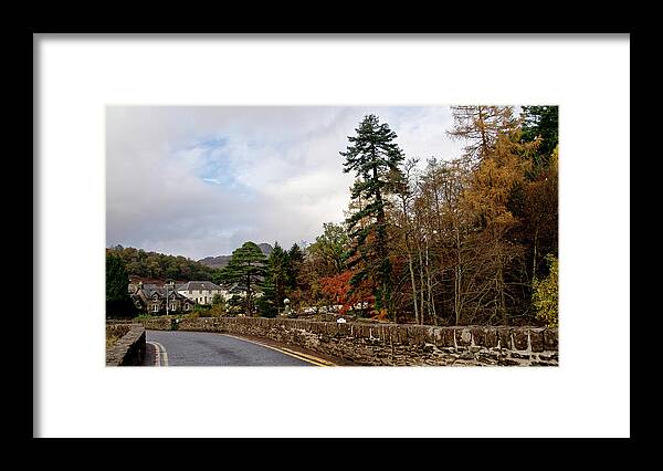 Bridge Framed Print featuring the photograph Bridge over Dochart at Killin by Elena Perelman
