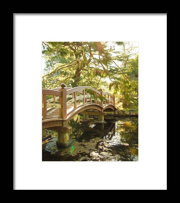 Footbridge Framed Print featuring the photograph Dreaming in Colour by Marilyn Wilson