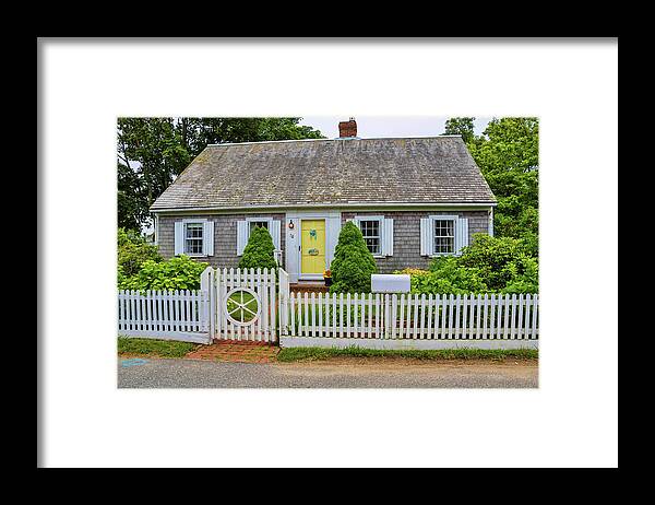 Chatham Framed Print featuring the photograph Bright Chatham Home by Marisa Geraghty Photography