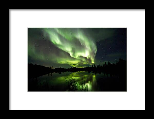 Aurora Framed Print featuring the photograph Bright Lights by Valerie Pond