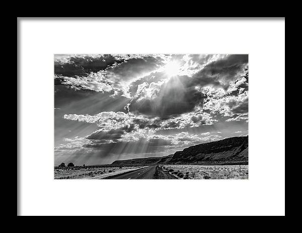 Clouds Framed Print featuring the photograph Bring it Home by Steven Clark