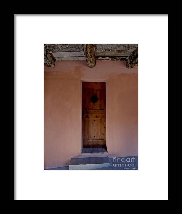 Cityscape Framed Print featuring the photograph Brisighella- Single door by Italian Art