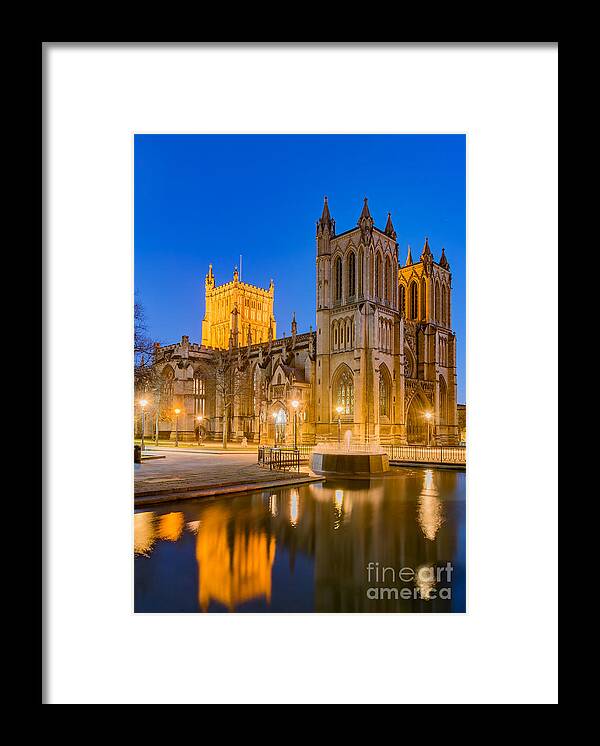 Cathedral Framed Print featuring the photograph Bristol Cathedral by Colin Rayner