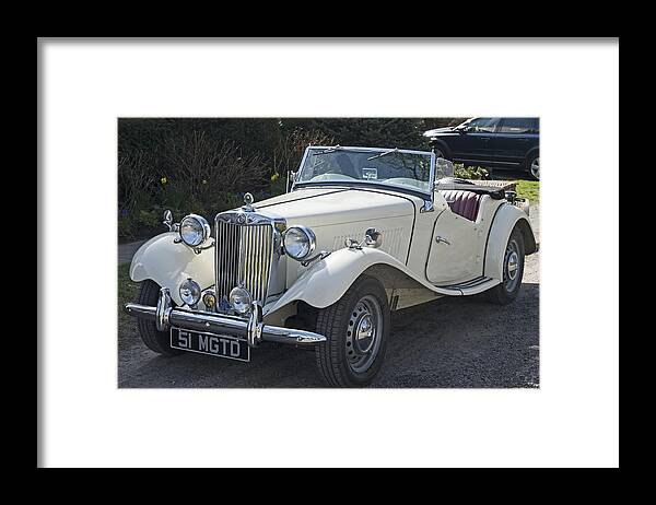 Classic Cars Framed Print featuring the photograph British MG Classic by Paul Ross