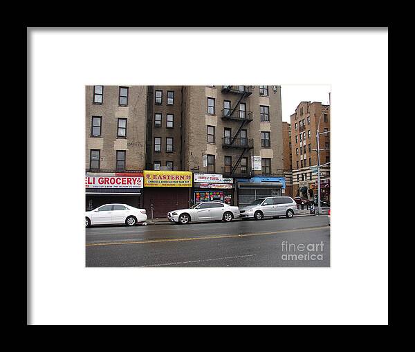 Inwood Framed Print featuring the photograph Broadway and Thayer Street in 2104 by Cole Thompson