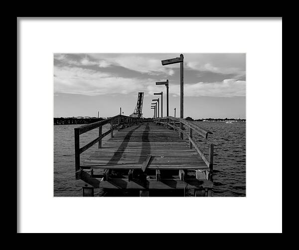 Black And White Framed Print featuring the photograph Broken Down by Amanda Vouglas