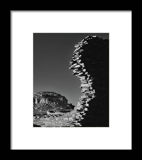 New Mexico Framed Print featuring the photograph Broken Wall by Joseph Smith