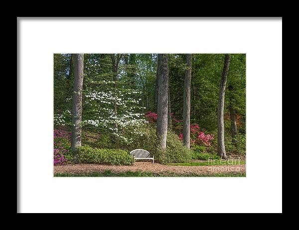 Spring Landscapes Framed Print featuring the photograph Brookside Gardens 7 by Chris Scroggins