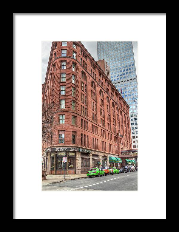 Cityscape Framed Print featuring the photograph Brown Palace Hotel by Lorraine Baum