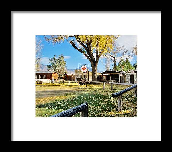 Browns Town Framed Print featuring the photograph Browns Town by Marilyn Diaz