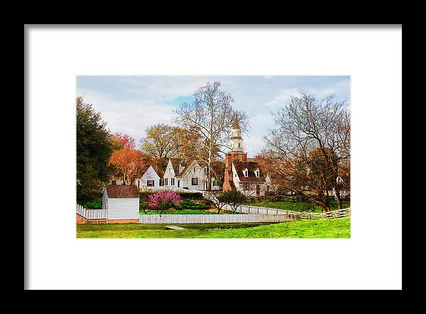 Williamsburg Framed Print featuring the photograph Colonial Williamsburg by Ola Allen