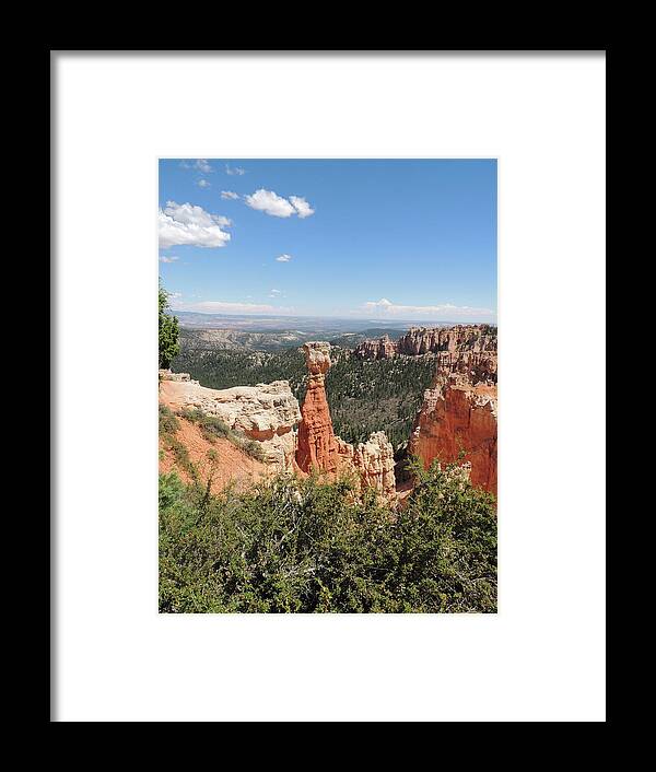 Bryce Canyon Framed Print featuring the photograph Bryce Canyon Formations by Jayne Wilson