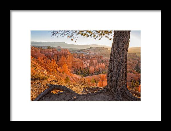 Bryce Canyon Sunrise National Park Utah Framed Print featuring the photograph Bryce Canyon National Park Sunrise 2 - Utah by Brian Harig