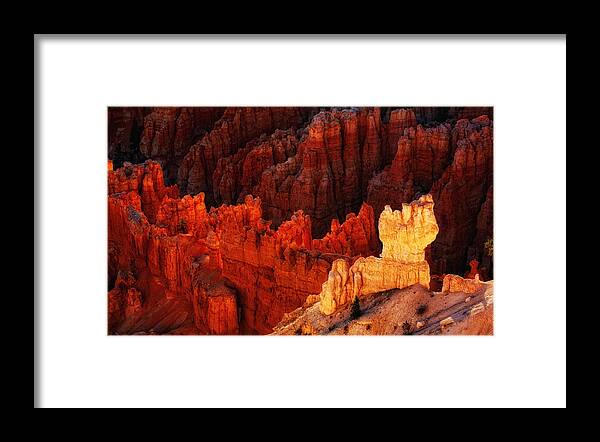 Bryce Canyon Scenic Framed Print featuring the photograph Bryce Canyon Sunrise by Bob Coates