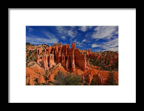 Bryce Hoodoos Framed Print featuring the photograph Bryce Hoodoos 2 by Raymond Salani III