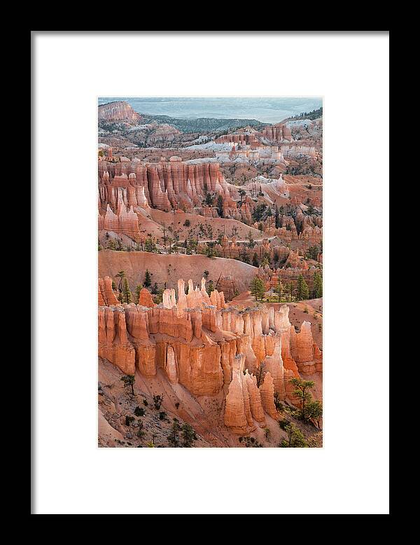 Bryce Framed Print featuring the photograph Bryce Morning View by Denise Bush