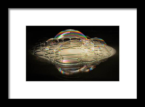 Bubble Framed Print featuring the photograph Bubble-opolis by Mark Fuller