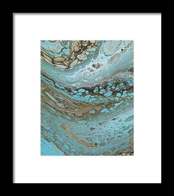 Spa Framed Print featuring the painting Bubbles by Tamara Nelson