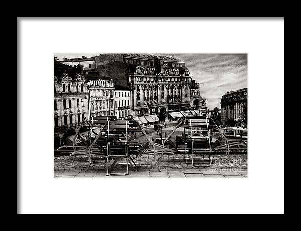 Bucharest Framed Print featuring the photograph Bucharest - Old Town by Daliana Pacuraru