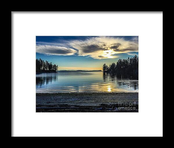 Photograph Framed Print featuring the photograph Buck Bay by William Wyckoff