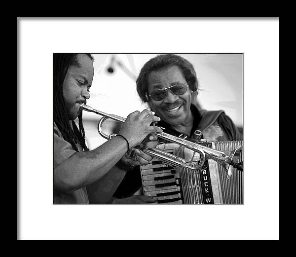Buckwheat Framed Print featuring the photograph Buckwheat Zydeco by Jim Mathis