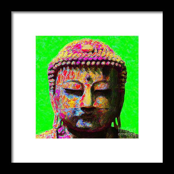 Religion Framed Print featuring the photograph Buddha 20130130m100 by Wingsdomain Art and Photography