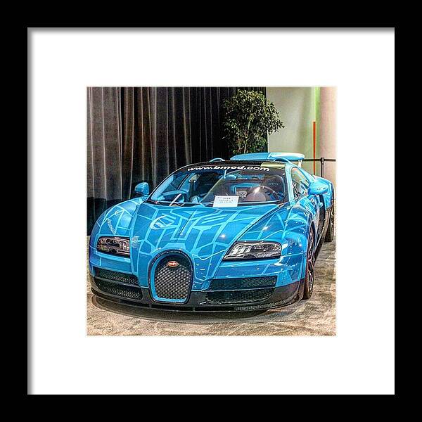 Sportscar Framed Print featuring the photograph Bugatti Veyron Grand Sport Vitesse - by Thrill Cars