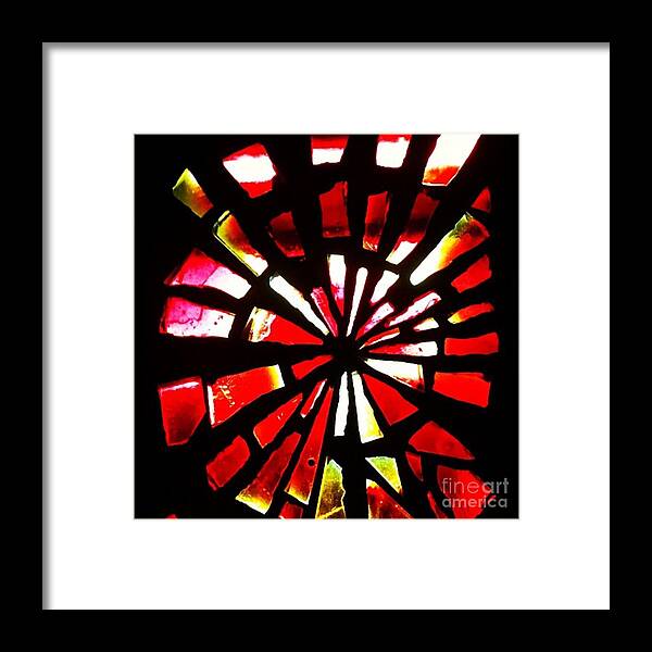 Stained Glass Framed Print featuring the photograph Bully's by Denise Railey