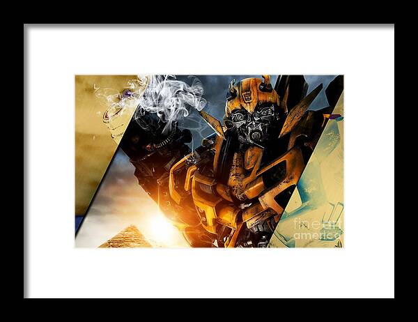 Bumblebee Framed Print featuring the mixed media Bumblebee Collection by Marvin Blaine
