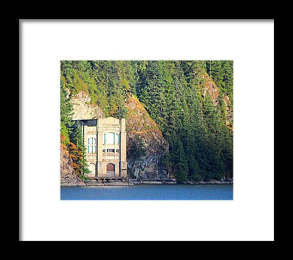 Buntzen Lake Framed Print featuring the photograph Buntzen Power Plant No. 2 by Steve Natale