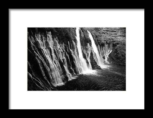 Waterfall Framed Print featuring the photograph Burney Falls I by Denise Dethlefsen