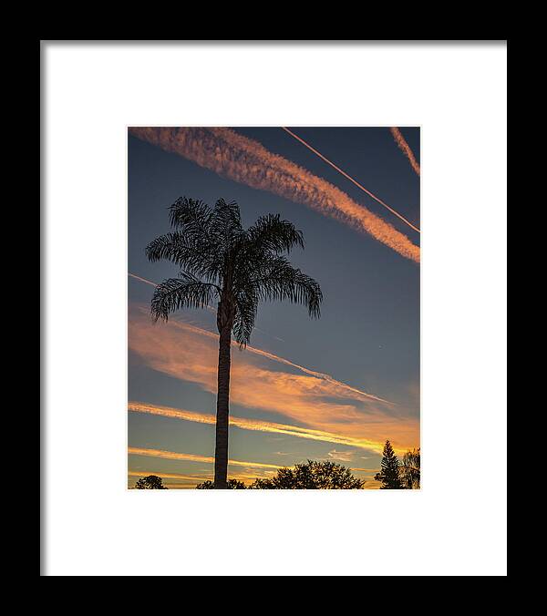 Sun Framed Print featuring the photograph Busy Sky by David Hart