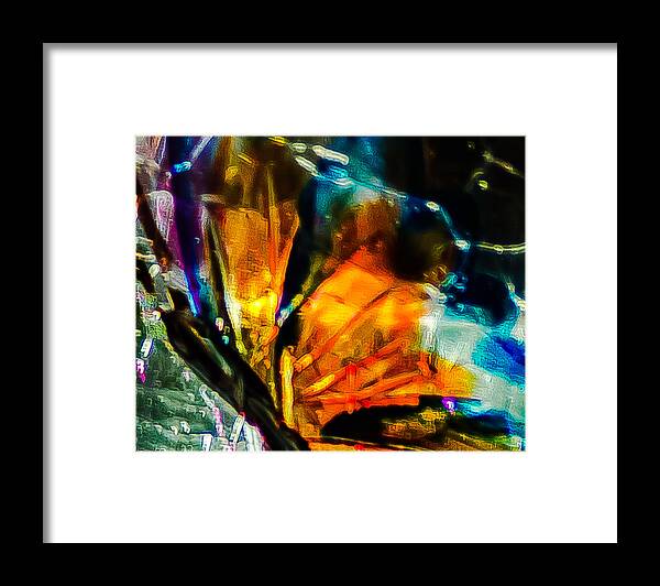 Abstract Framed Print featuring the photograph Butterfly Wings by Robert McKay Jones