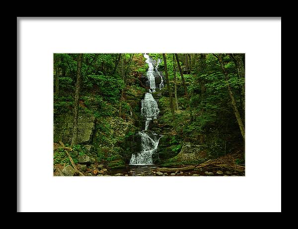 Buttermilk Falls Framed Print featuring the photograph Buttermilk Falls 4 by Raymond Salani III