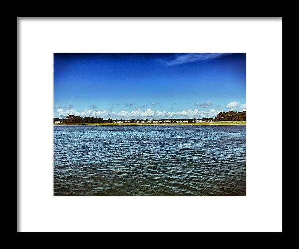 Waterfront Framed Print featuring the photograph By the Bay by Chris Montcalmo