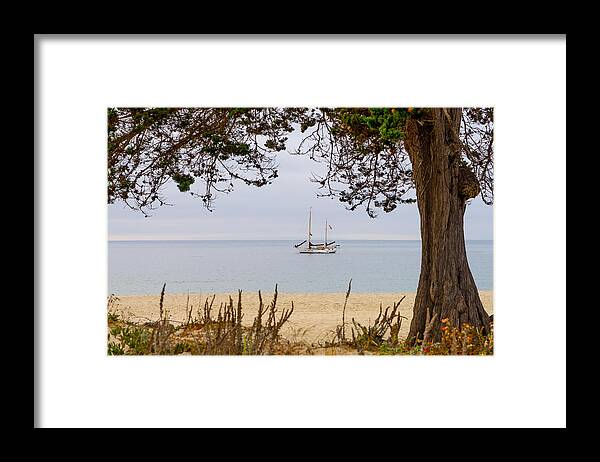California Framed Print featuring the photograph By the Shore by Derek Dean