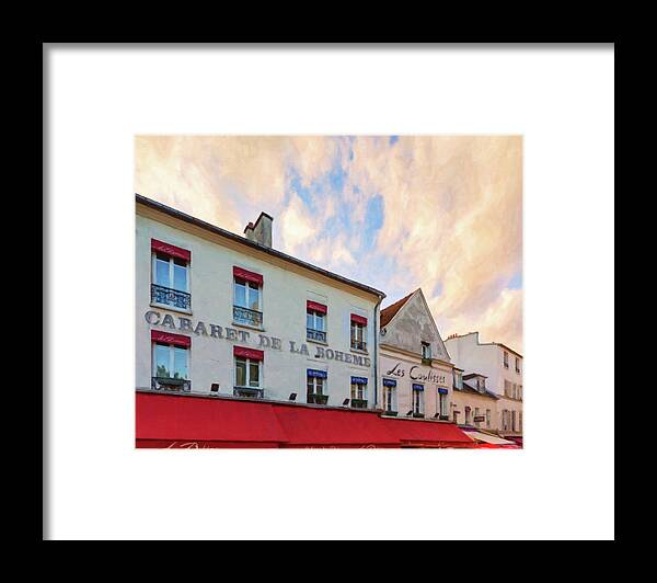 Paris Framed Print featuring the photograph Cabaret - Montmartre, Paris by Melanie Alexandra Price