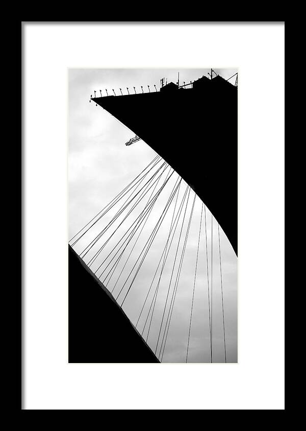 Funes Framed Print featuring the photograph Cables and Funes by Valentino Visentini