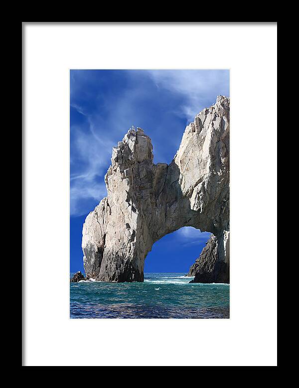 Cabo Framed Print featuring the photograph Cabo San Lucas Archway by Shane Bechler