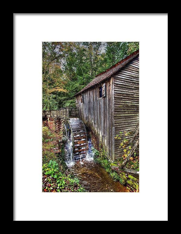 Mill Framed Print featuring the photograph Cades Cove Mill by Norman Reid