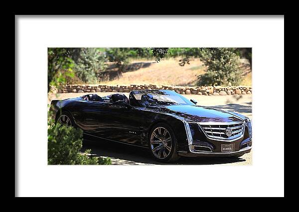 Cadillac Ciel Framed Print featuring the photograph Cadillac Ciel by Mariel Mcmeeking