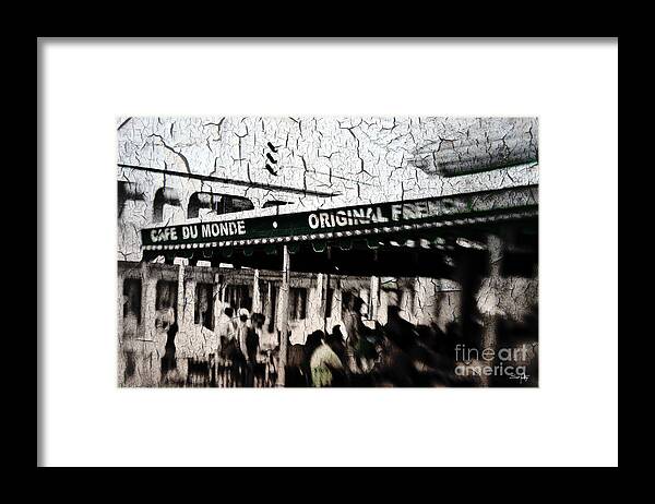 Cafe Du Monde Framed Print featuring the photograph Cafe Du Monde by Scott Pellegrin