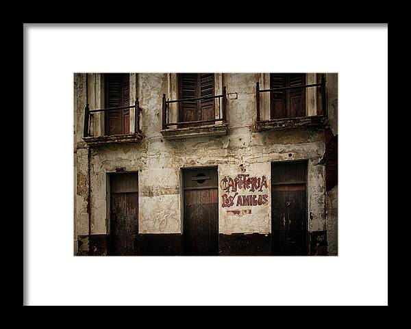 San Juan Framed Print featuring the photograph Cafeteria Los Amigos by Mick Burkey