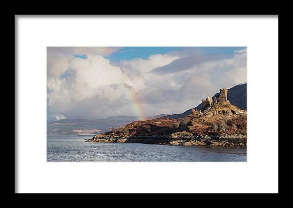 Castle Moil Framed Print featuring the photograph Caisteal Maol by Holly Ross