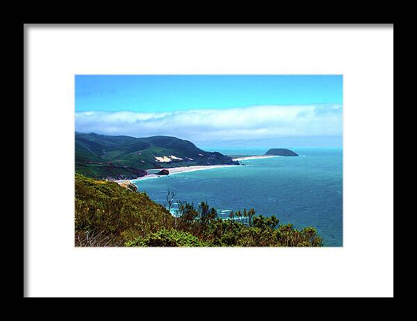 Beach Framed Print featuring the photograph California Central Coast Cove by Joseph Hollingsworth