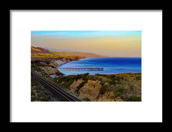 Above Ventura Framed Print featuring the photograph California Coast by Karen Ruhl