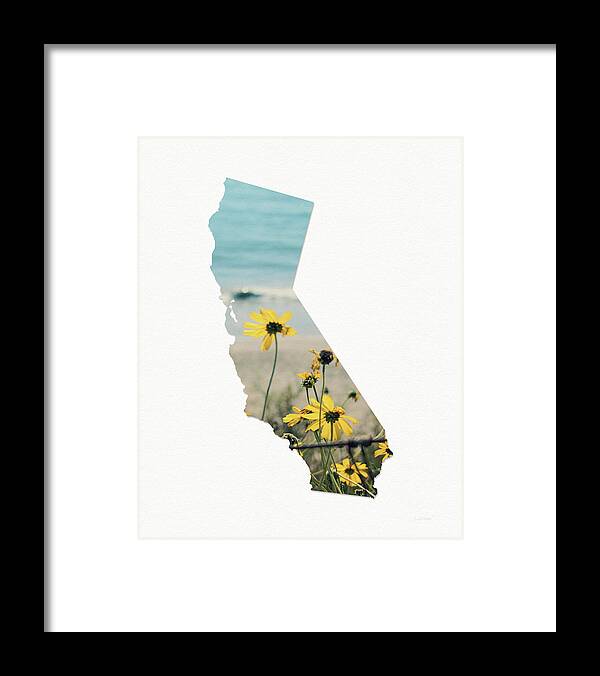 California Framed Print featuring the mixed media California Dreams Art by Linda Woods by Linda Woods