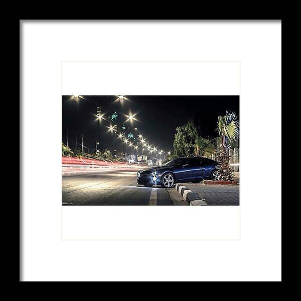 Chevycamaro Framed Print featuring the photograph Camaro By Night✨✨✨ -------------- by Lueca Needfordrive